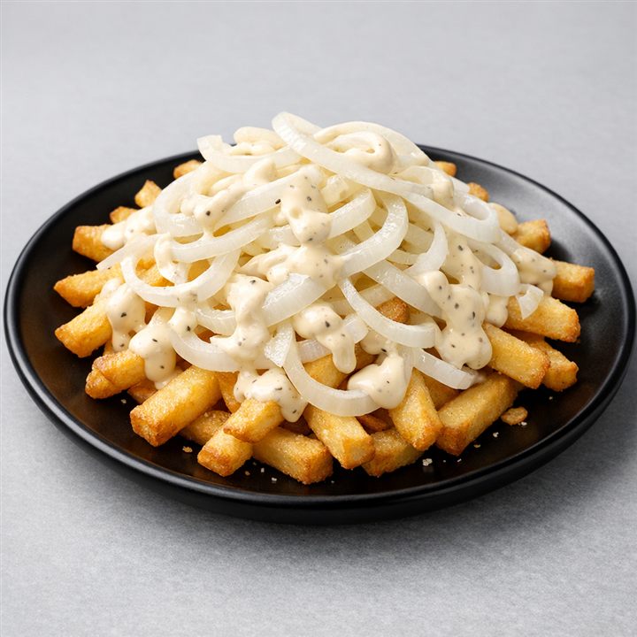 Sweet Onion French Fries — CM Korean Fried Chicken (Carmel)