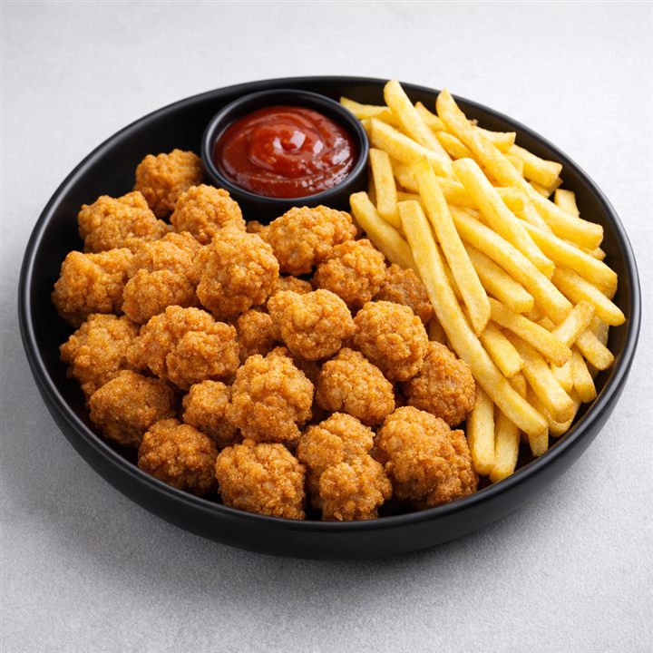 Pop Corn Chicken & Fries — CM Korean Fried Chicken (Carmel)