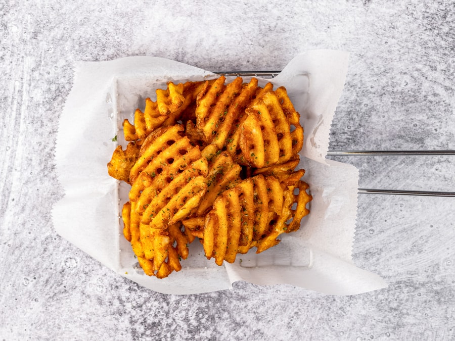 Waffle Fries (Spicy) — CM Korean Fried Chicken (Carmel)
